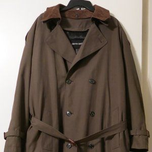 Men's Vintage Pierre Cardin Trench Coat Size 42R